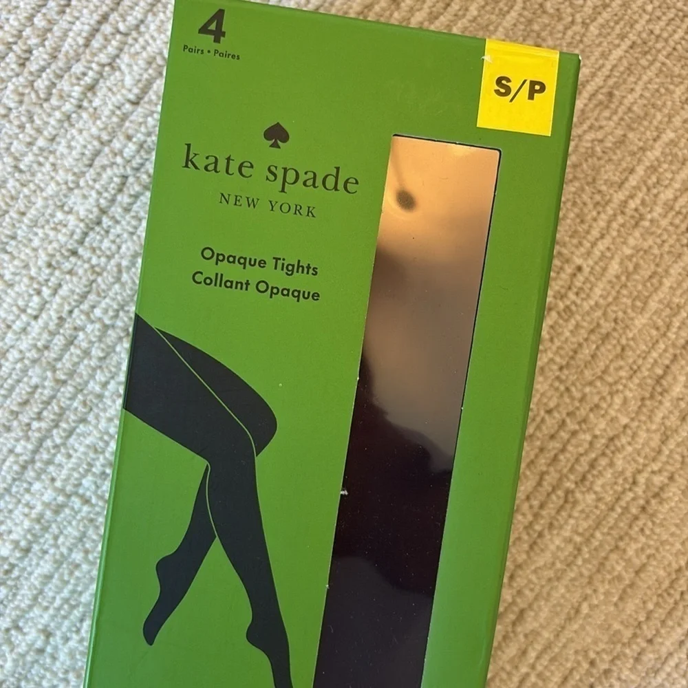 Kate Spade Opaque Tights Box of 4 Pairs
